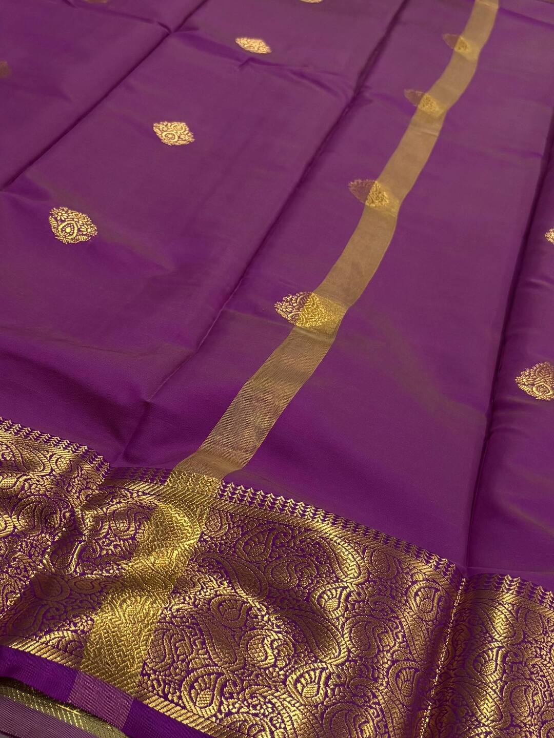 Pastel Green Cotton Silk Saree