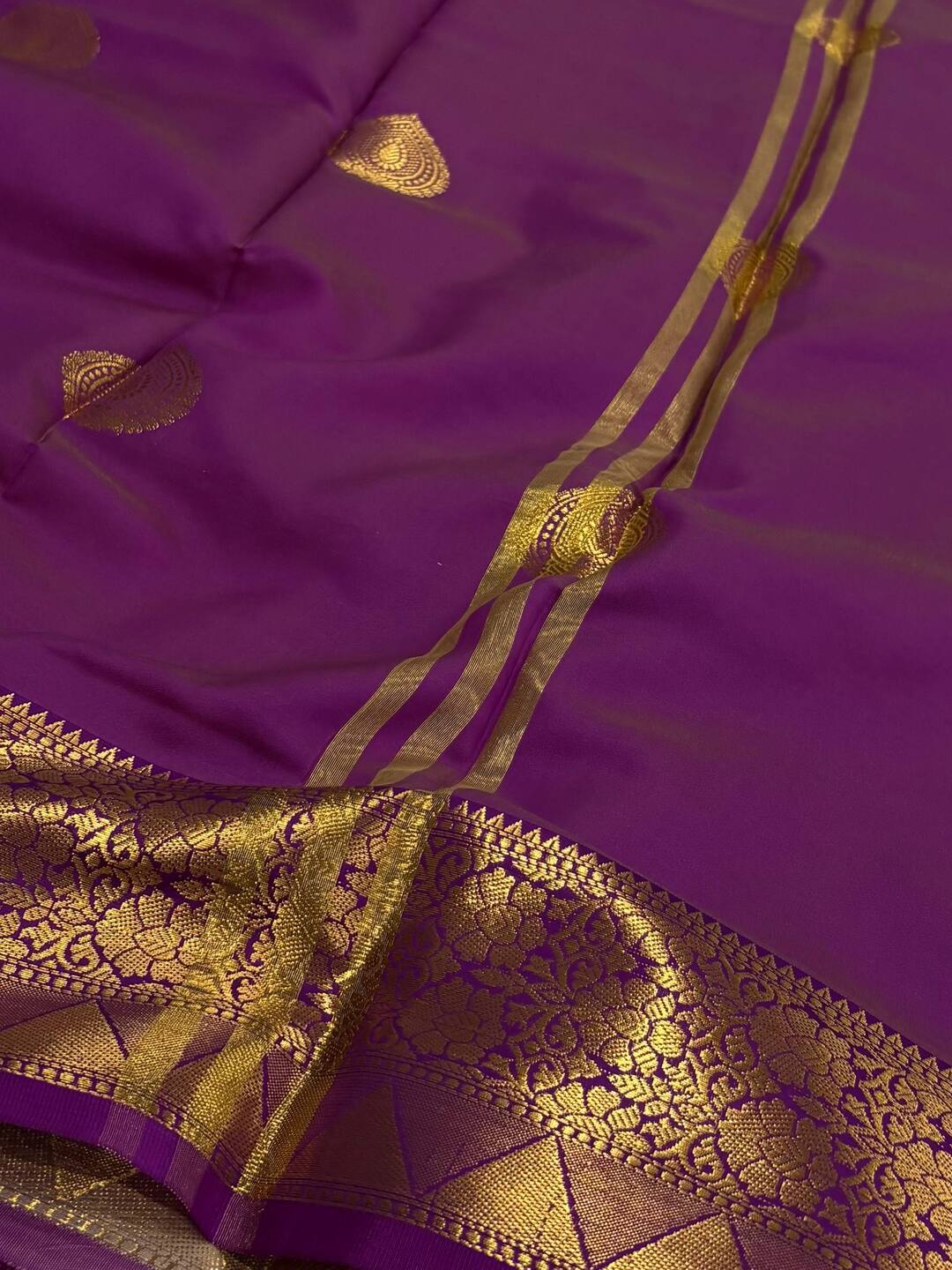 Cream Cotton Silk Saree