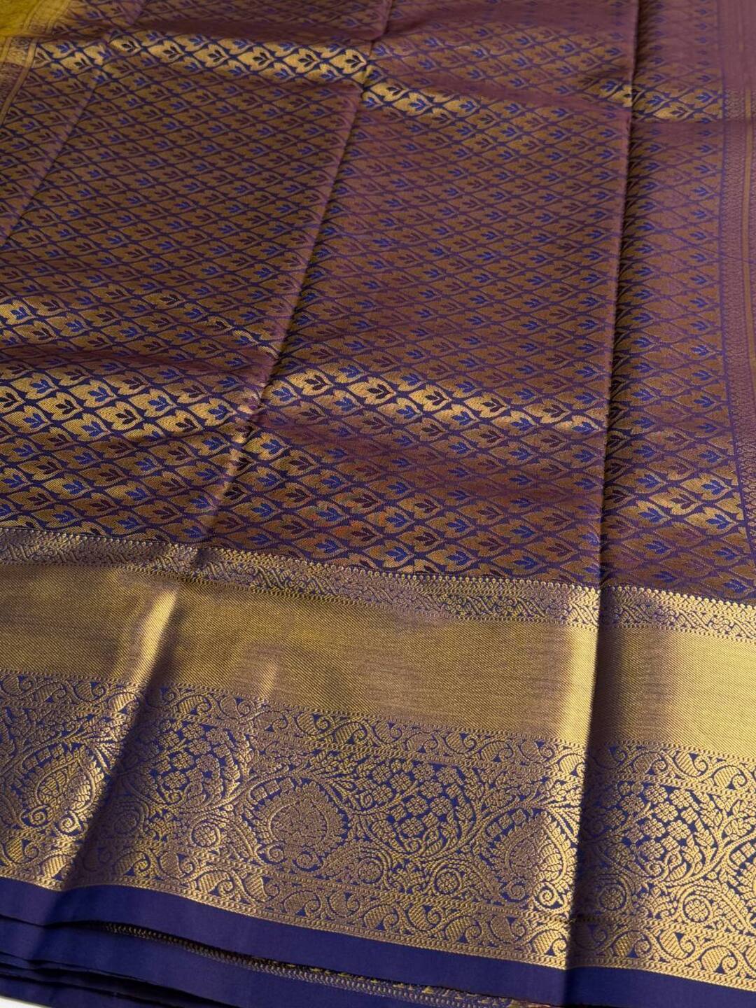 Sage Green Cotton Silk Saree