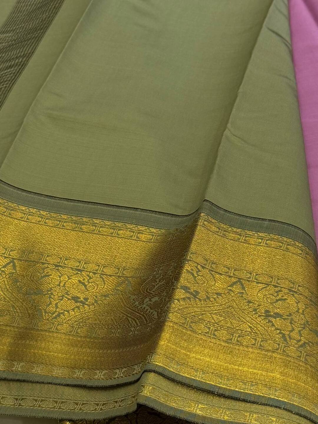 Light Pink Cotton Silk Saree