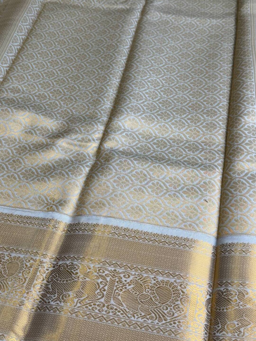 Lilac Purple Cotton Silk Saree