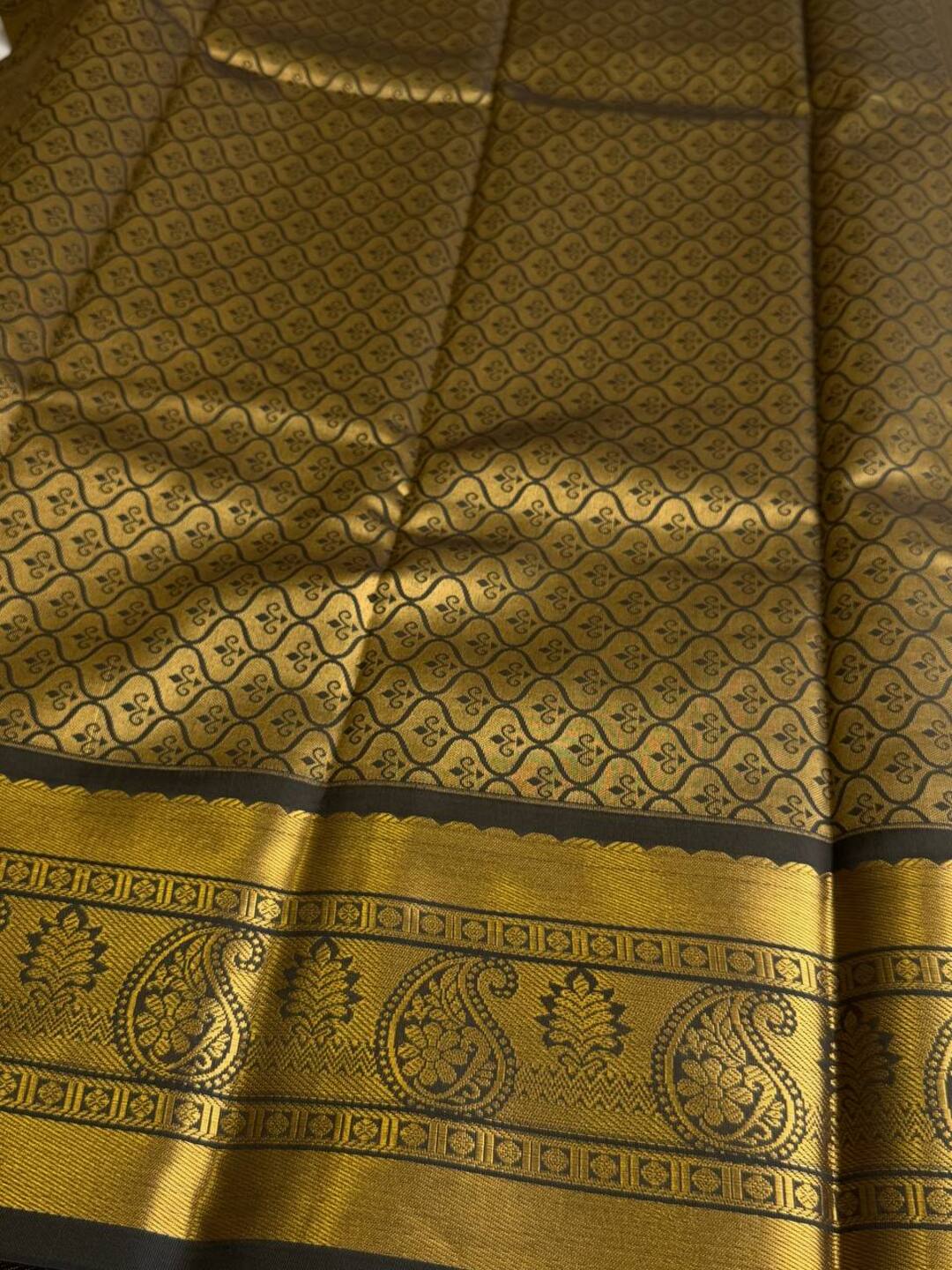 Light Pink  Checked Cotton Silk Saree
