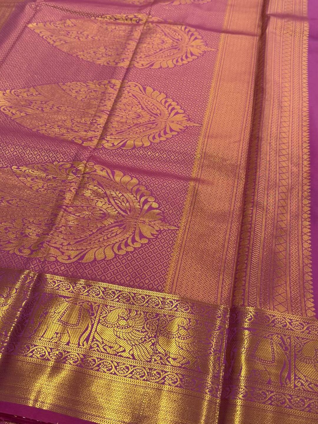 Baby Pink Cotton Silk Saree