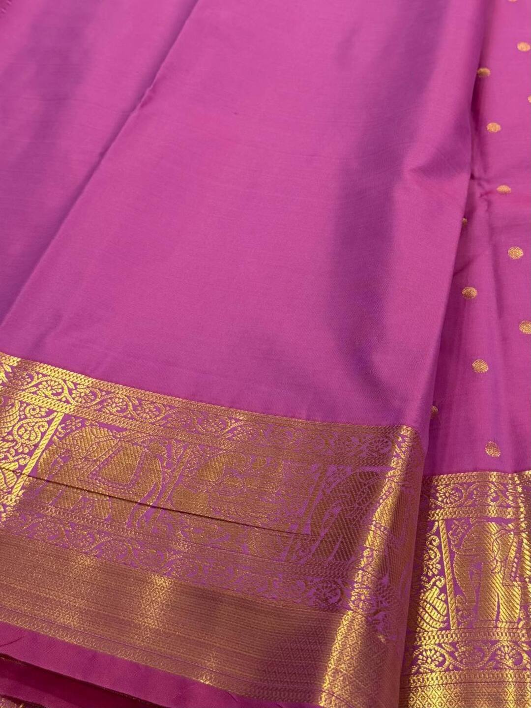 Baby Pink Cotton Silk Saree