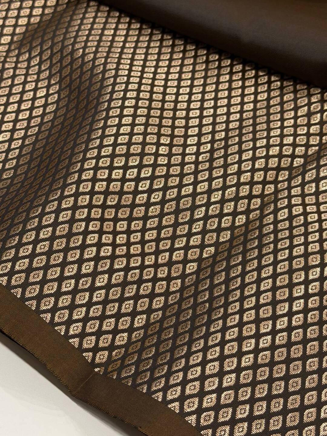 Dark Brown Cotton Silk Saree