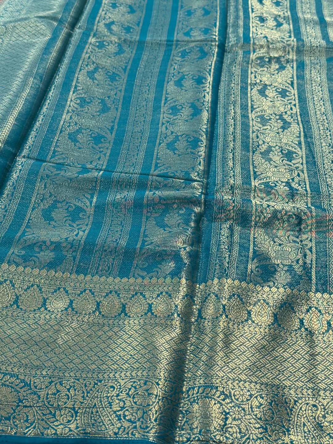 Midnight Blue Chiffon Saree