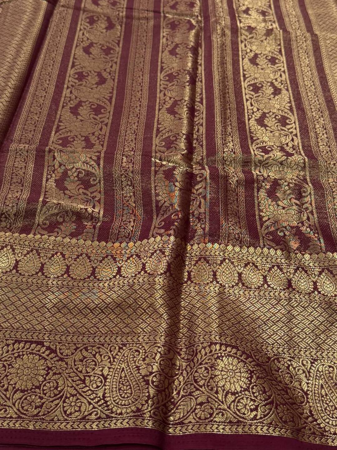 Lemon Yellow Chiffon Saree