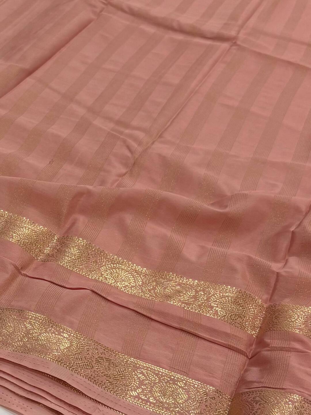 Wine Purple Checked Chiffon Saree