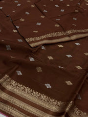 Brown Chiffon Saree