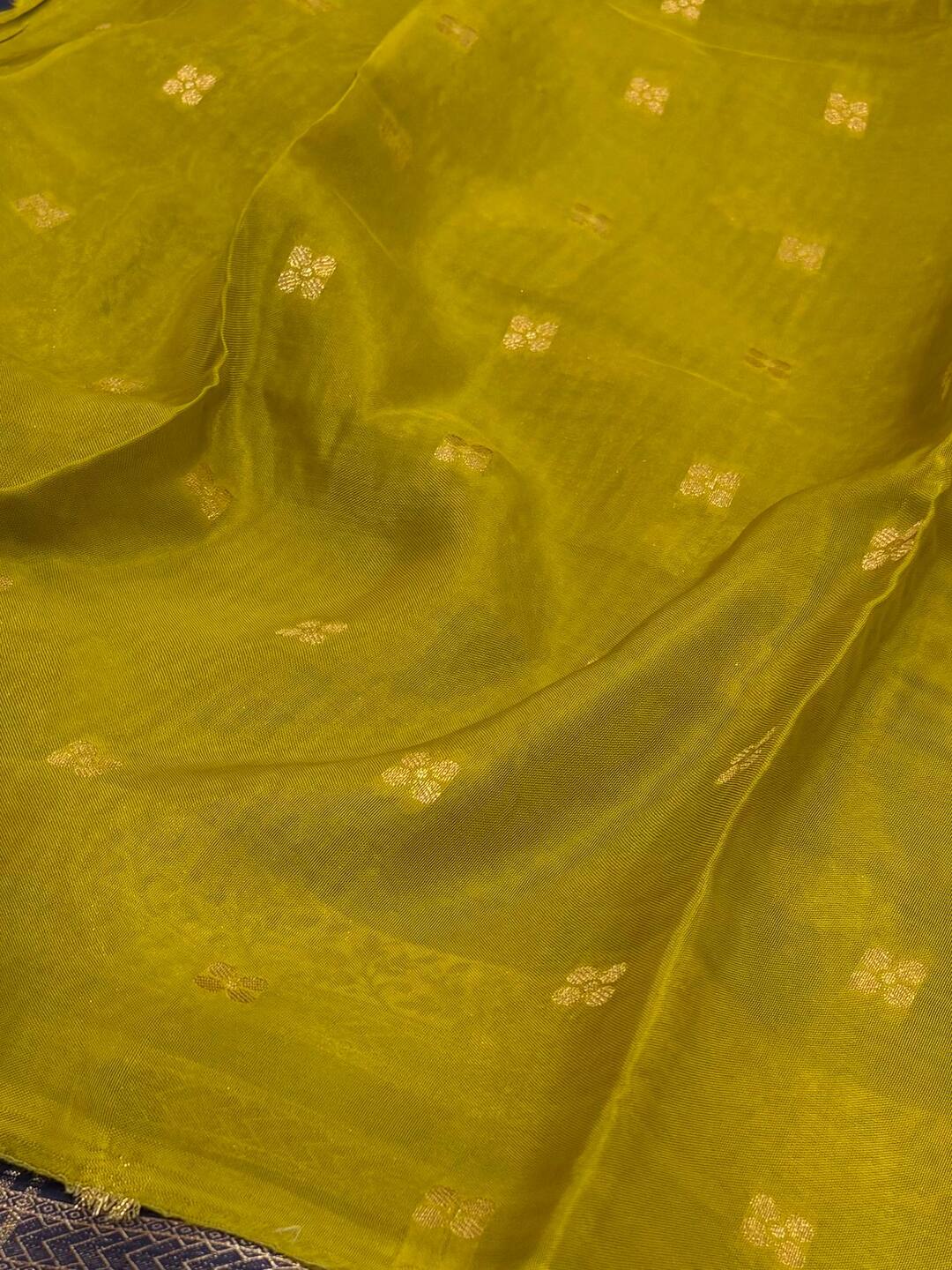 Navy Blue Chiffon Saree