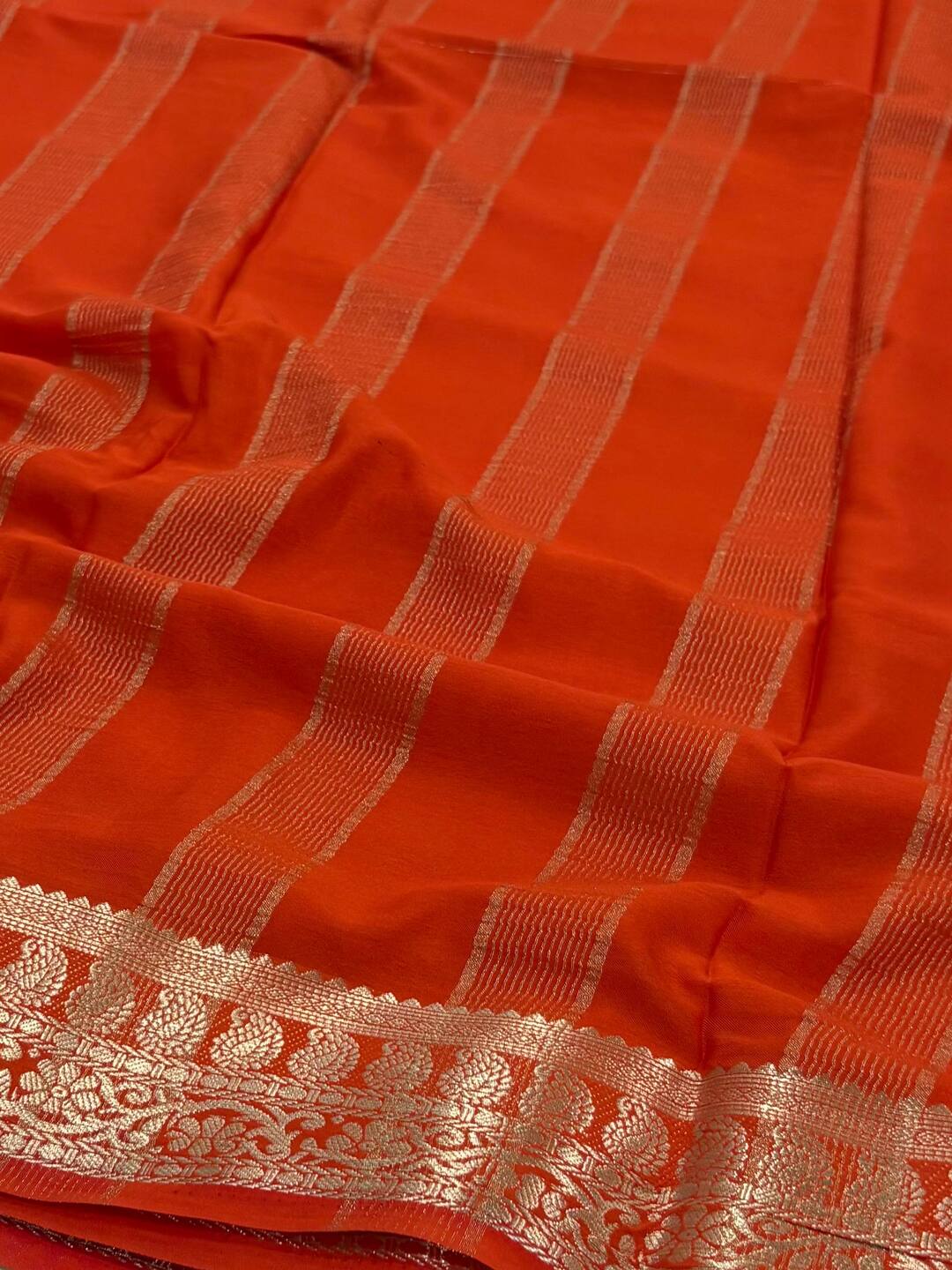 Royal Purple Chiffon Silk Saree