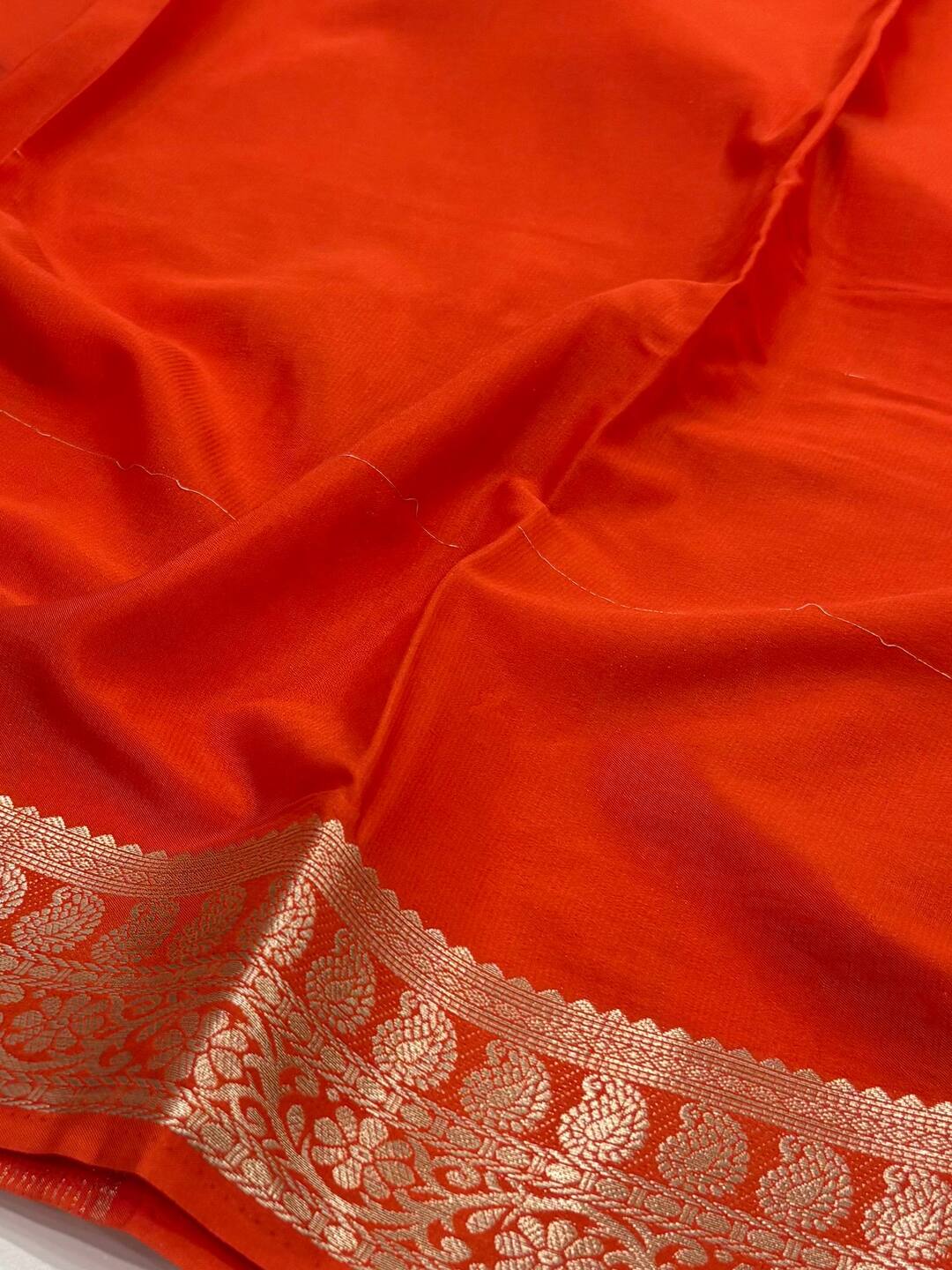 Royal Purple Chiffon Silk Saree