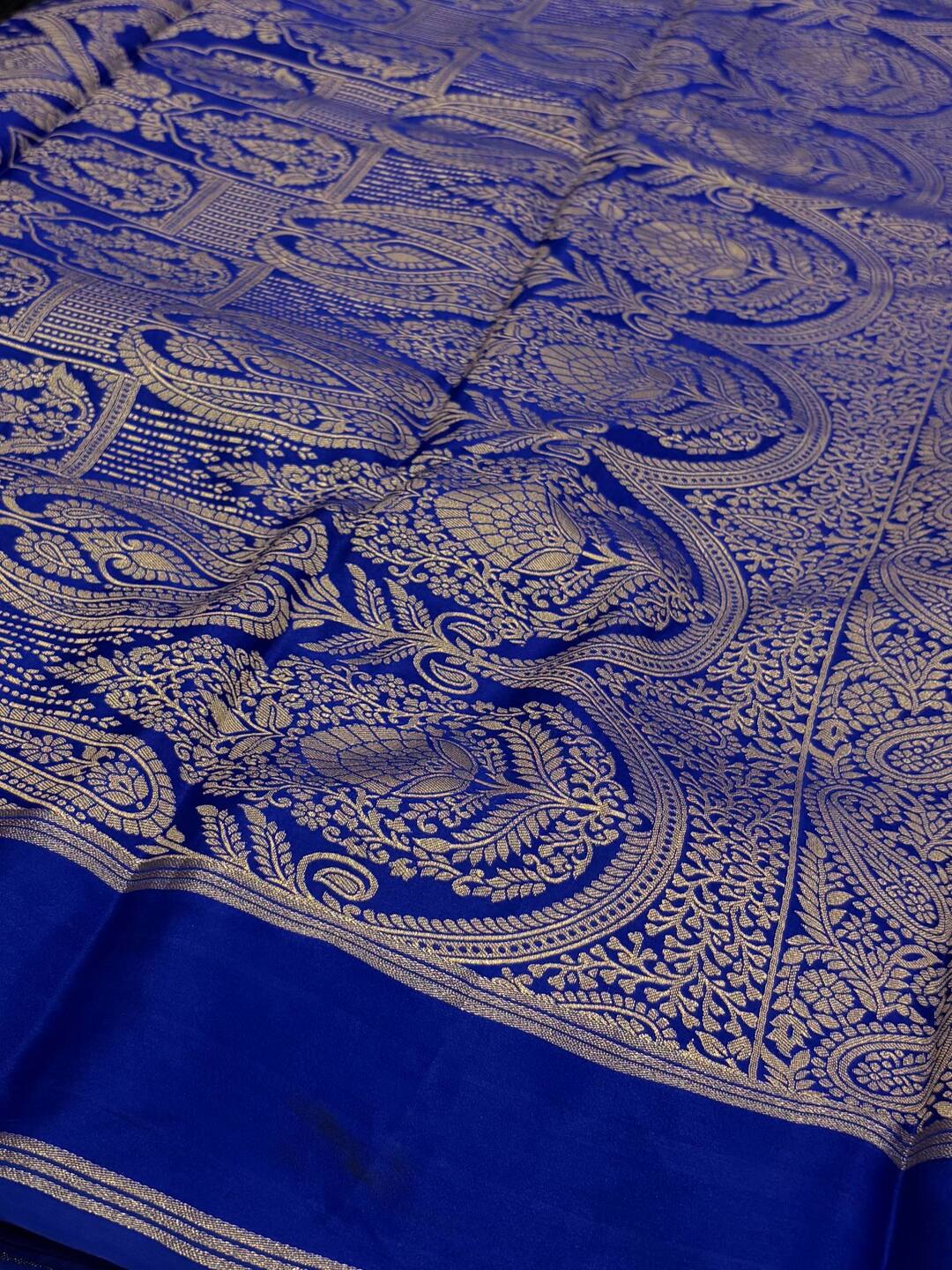 Mint Blue Chiffon Cotton Silk Saree