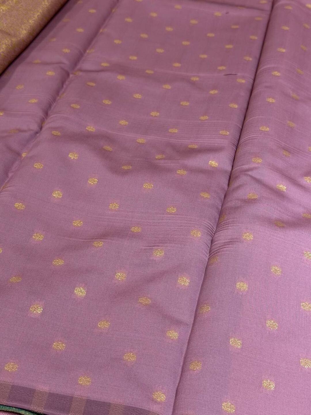 Teal Green Cotton Silk Saree