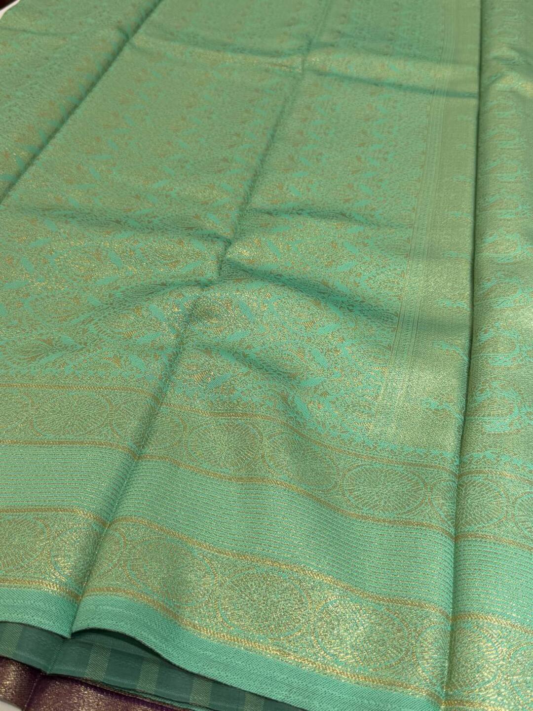 Royal Purple Cotton Silk Saree