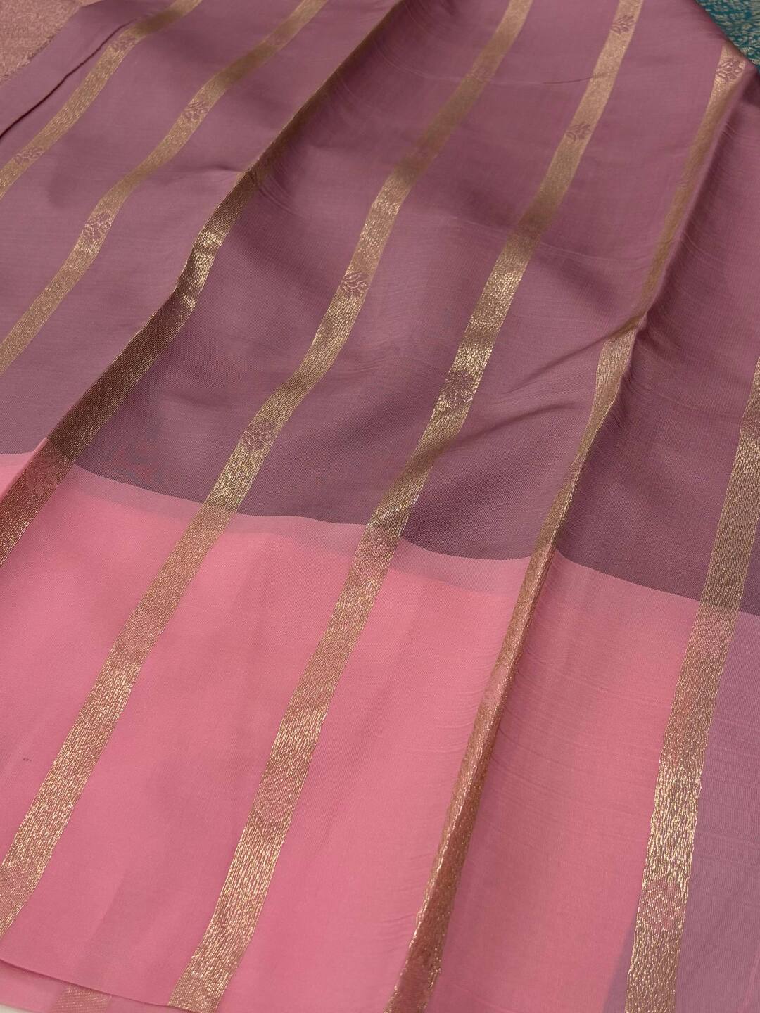 Peacock Green Cotton Silk Saree