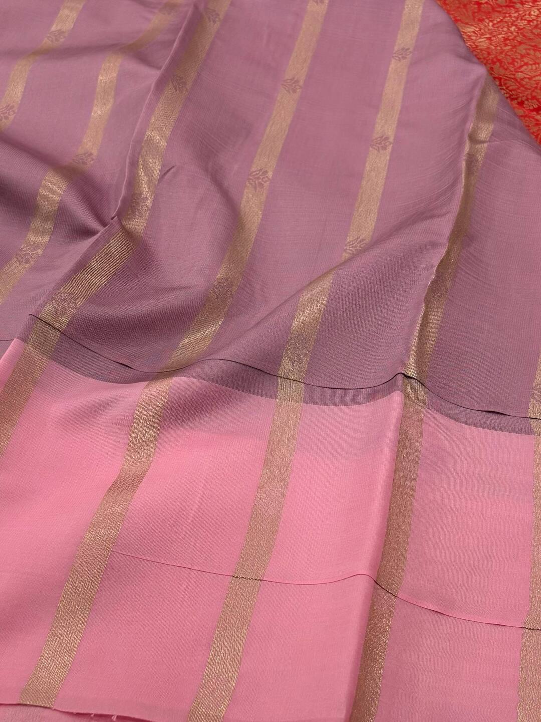Chili Red Cotton Silk Saree