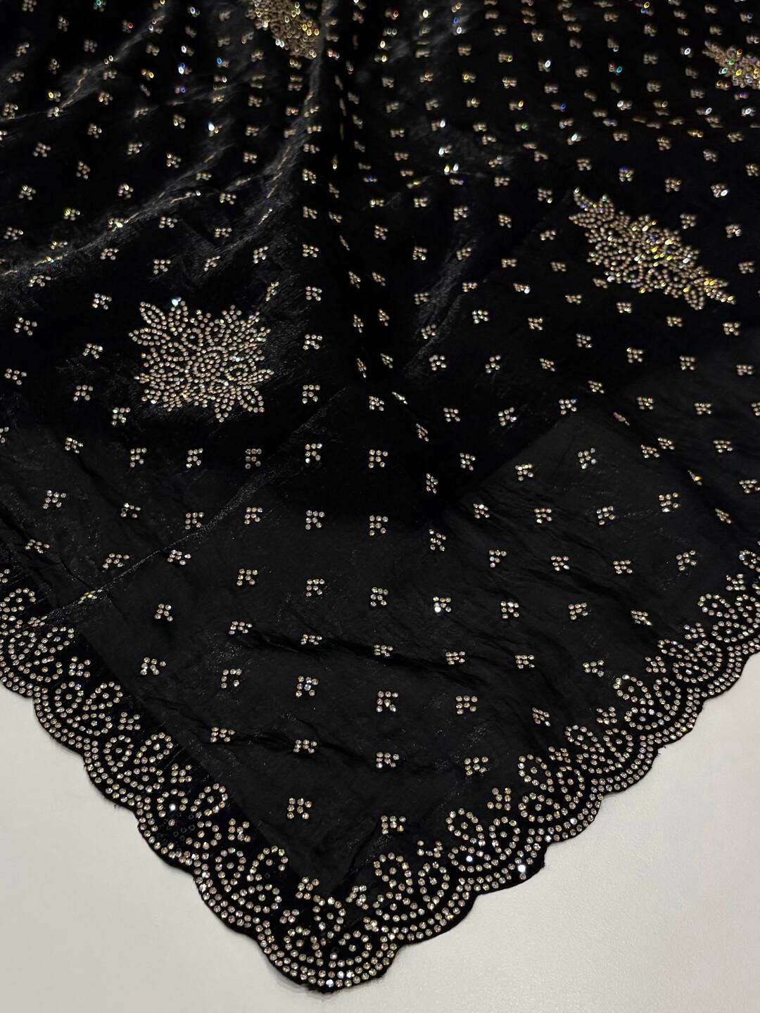 Black Georgette Saree