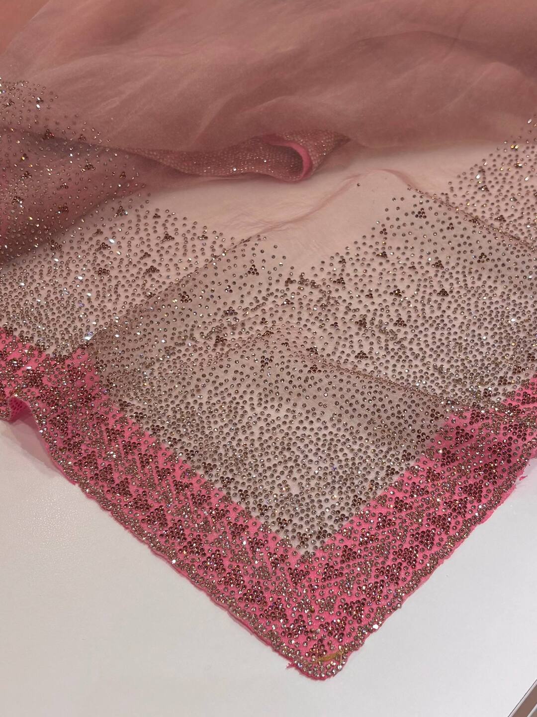 Dusty Pink Georgette Saree