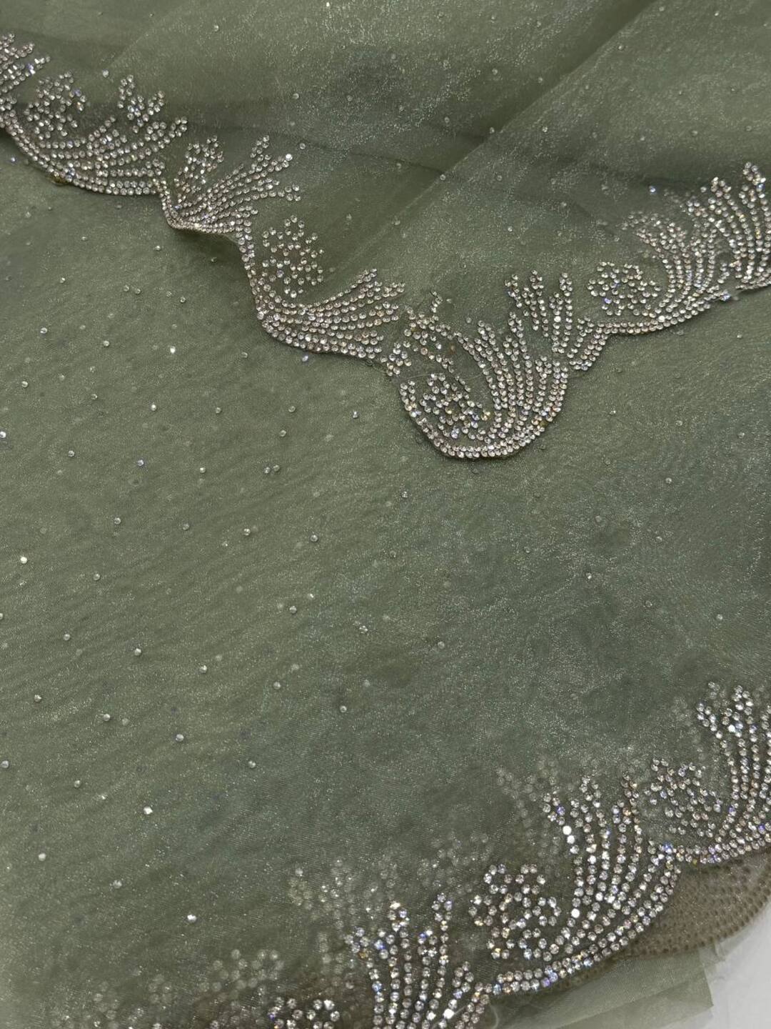 Mint Green Georgette saree