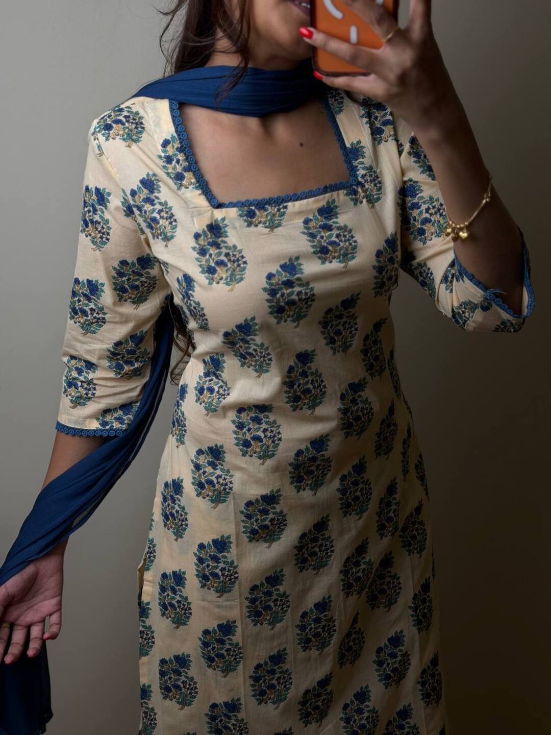 Pastel Yellow Straight Cut 3pc kurti Suit