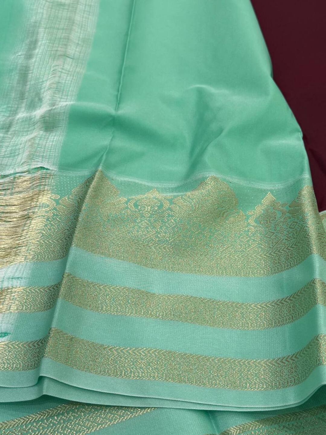 Royal Purple Semi Kanchi Silk Saree