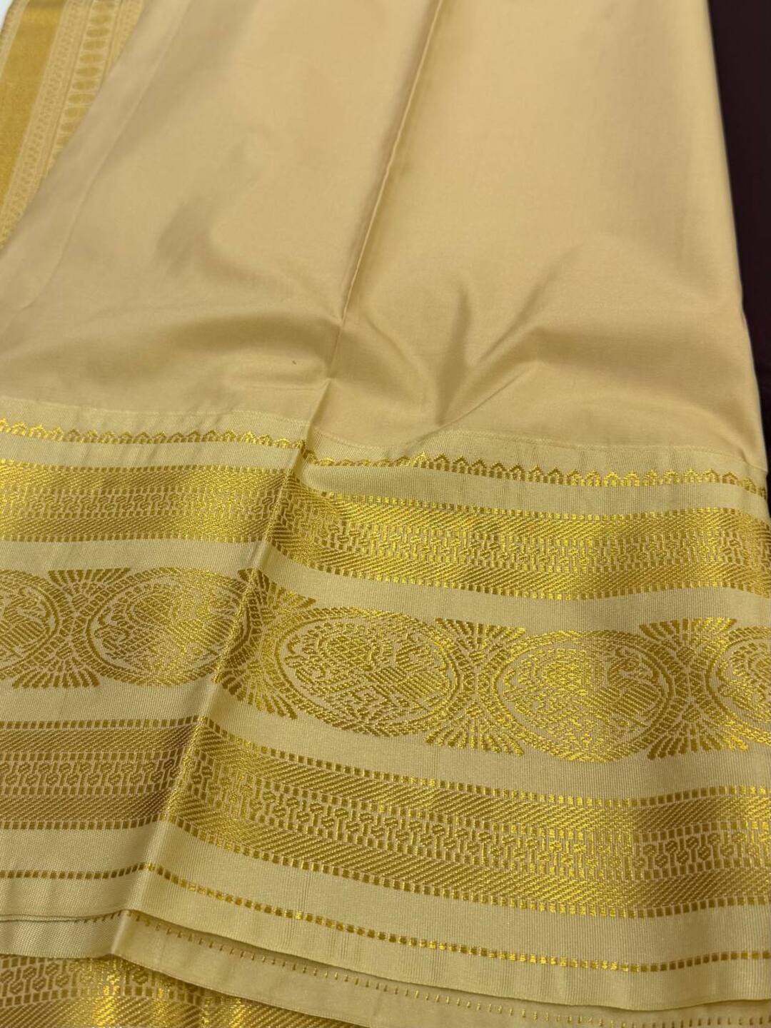 Wine Purple Semi Kanchi Silk Saree