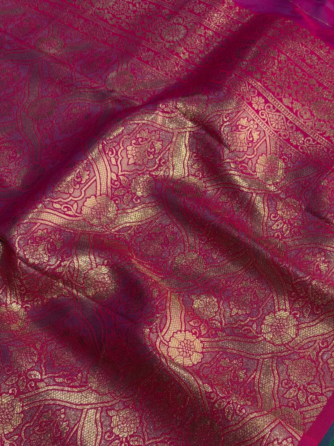 Peacock Cotton Silk Saree