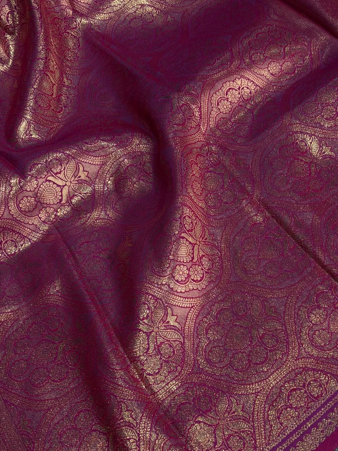 Royal Blue Cotton Silk Saree