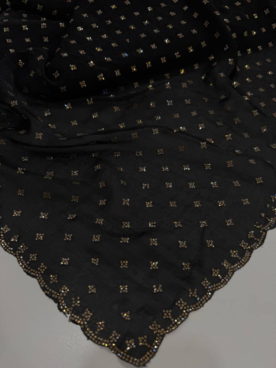 Black Georgette Saree