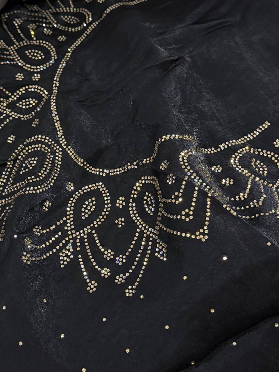 Black Georgette Saree