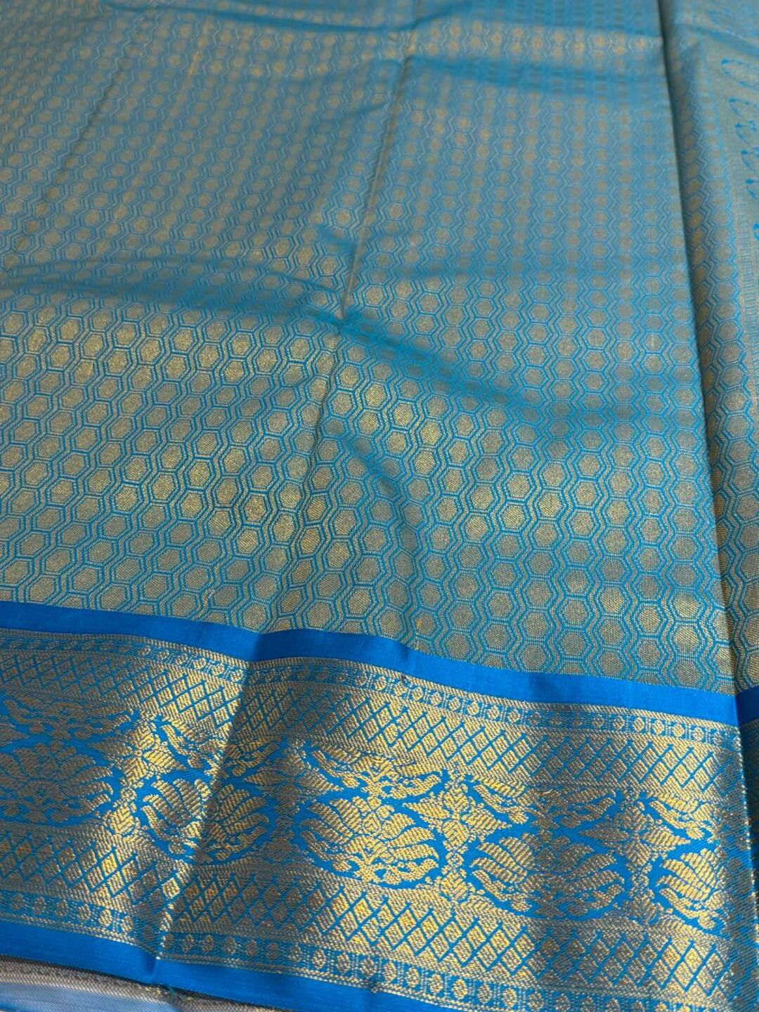 Off White Cotton Silk Saree