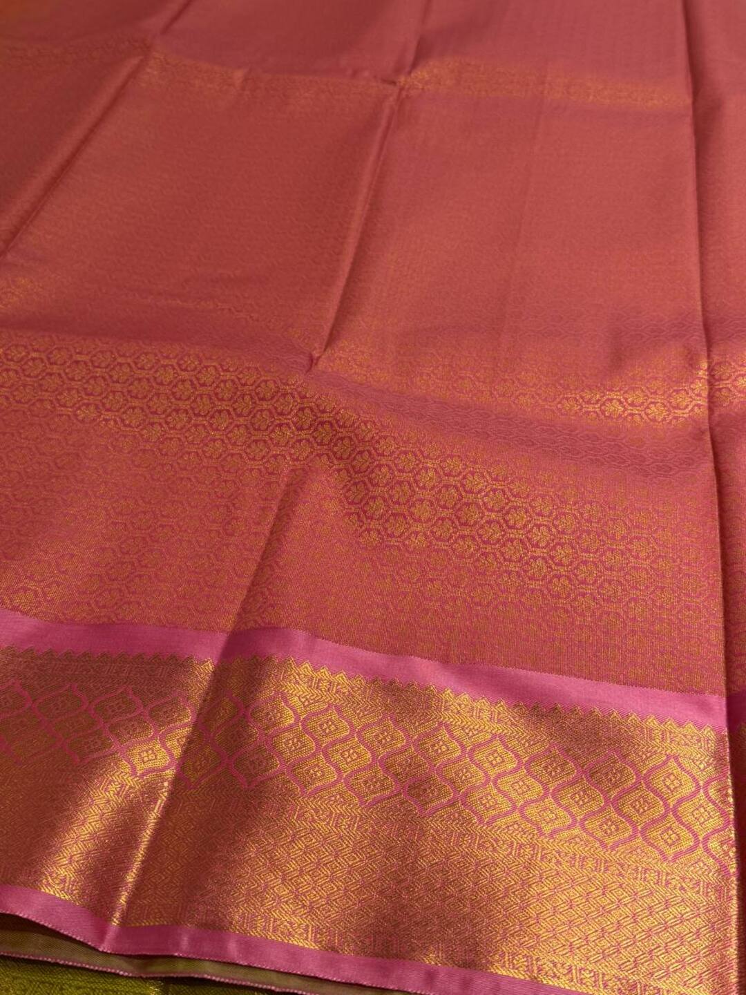 Apple Green Cotton Silk Saree