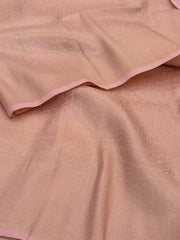 Pastel Pink Cotton Silk Saree