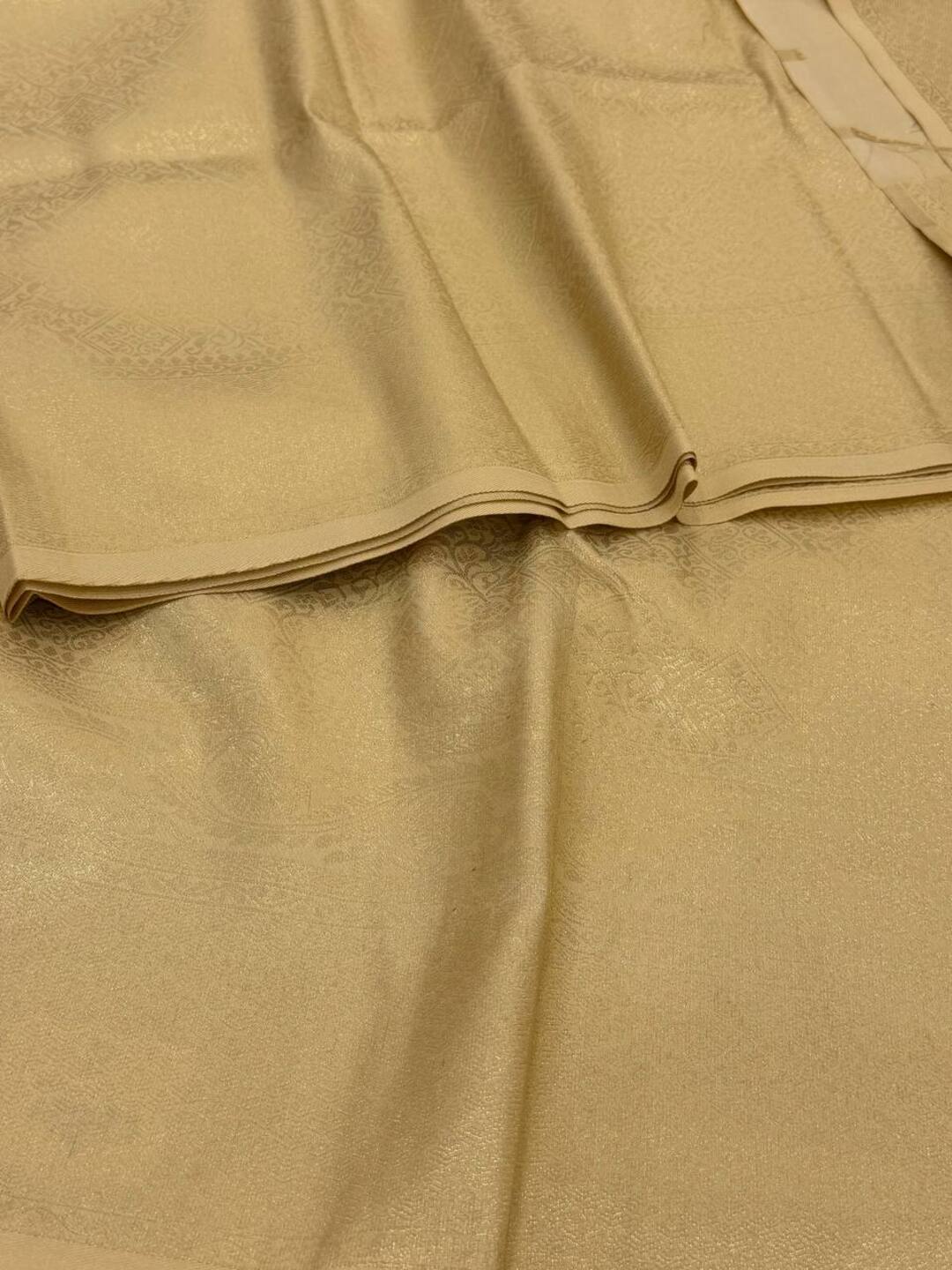 Gold Cotton Silk Saree