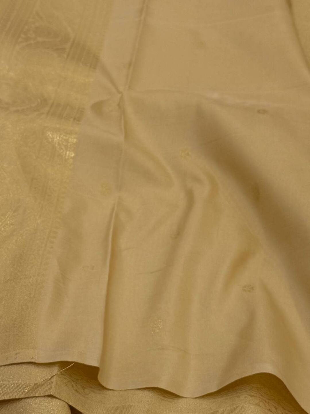 Gold Cotton Silk Saree