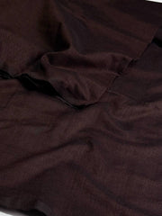 Deep Dark Brown Kadhi Cotton Saree