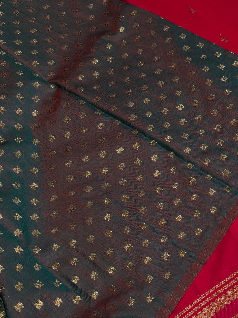 Hot Pink Cotton Silk Saree