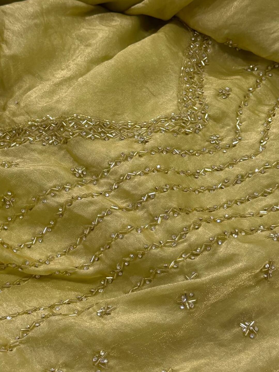 Mint Green Georgette Silk Saree
