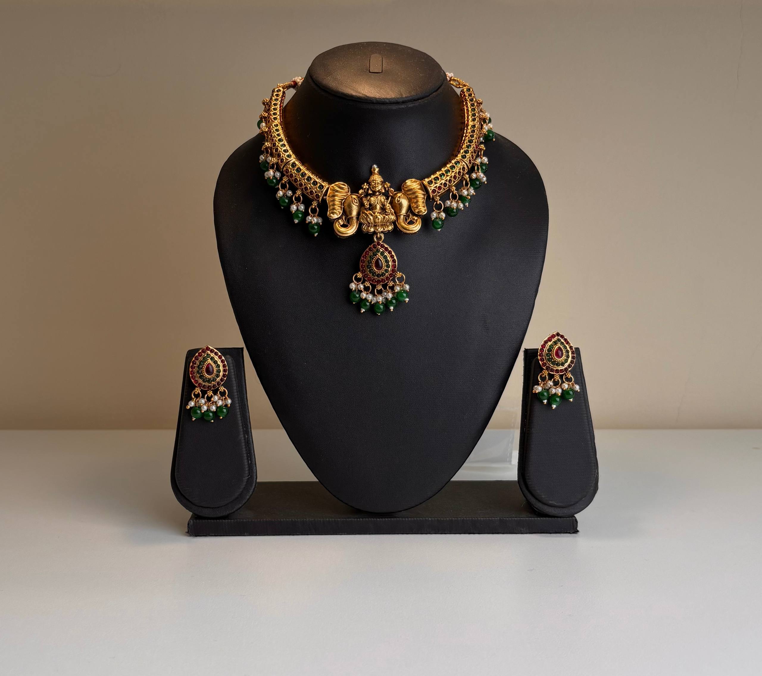 Necklace with Earrings Antique Jewelry
