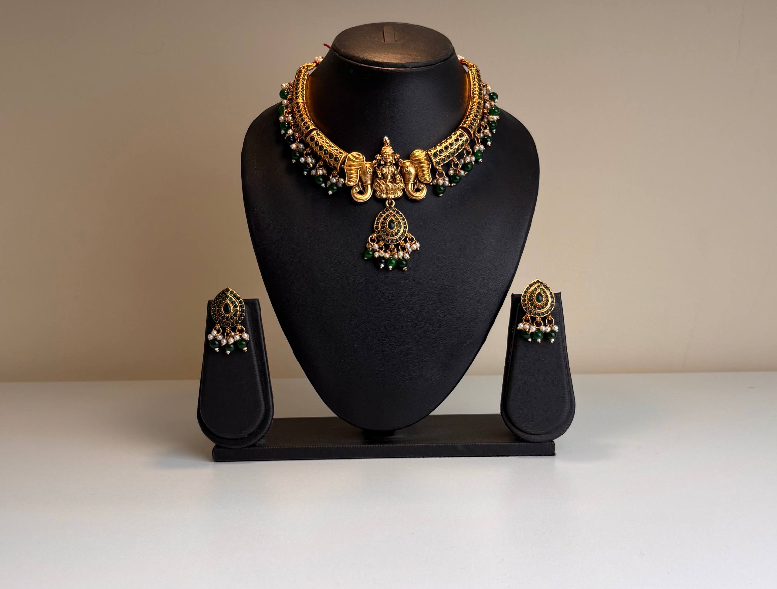 Necklace with Earrings Antique Jewelry