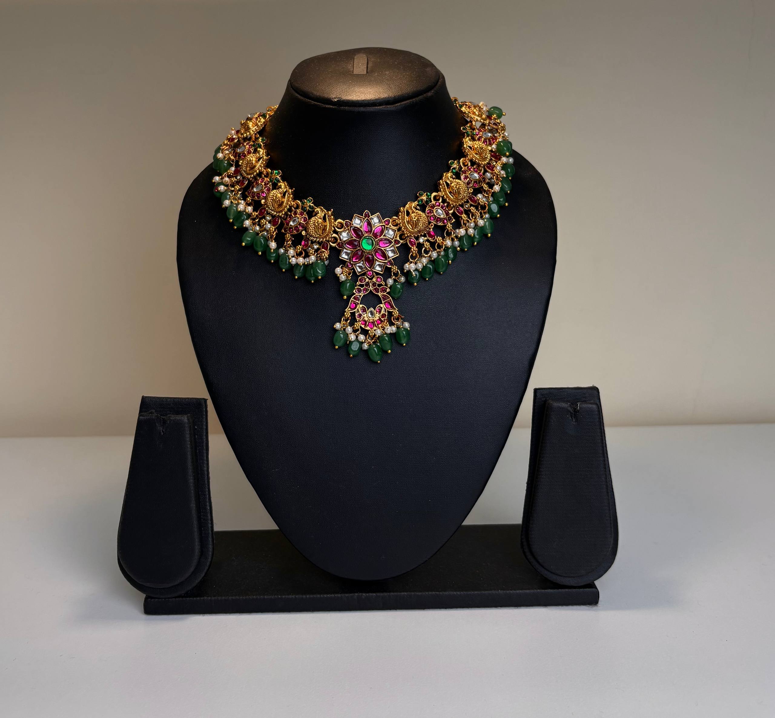 Necklace with Earrings Antique Jewelry