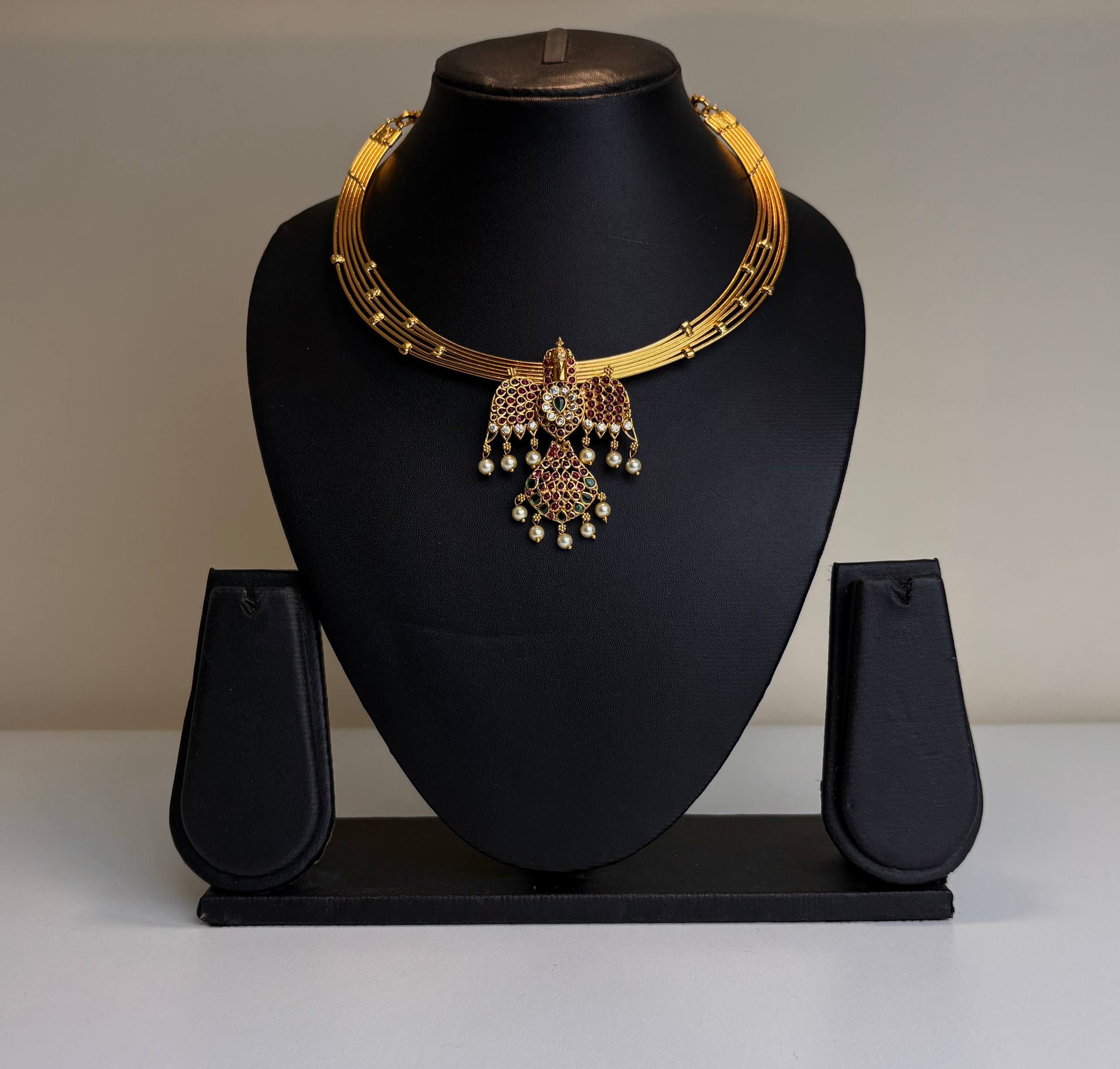 Necklace with Earrings Antique Jewelry