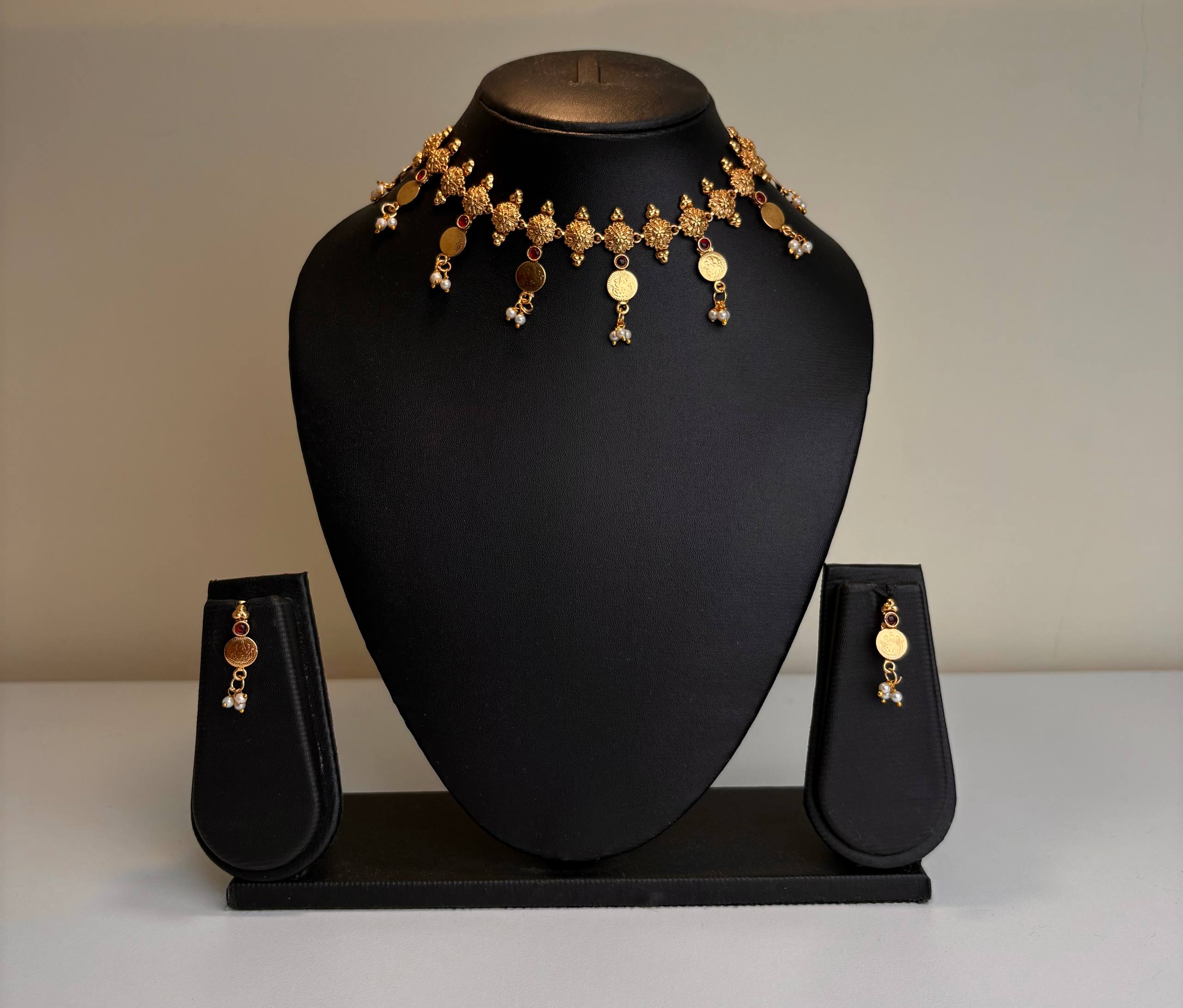 Necklace with Earrings Antique Jewelry