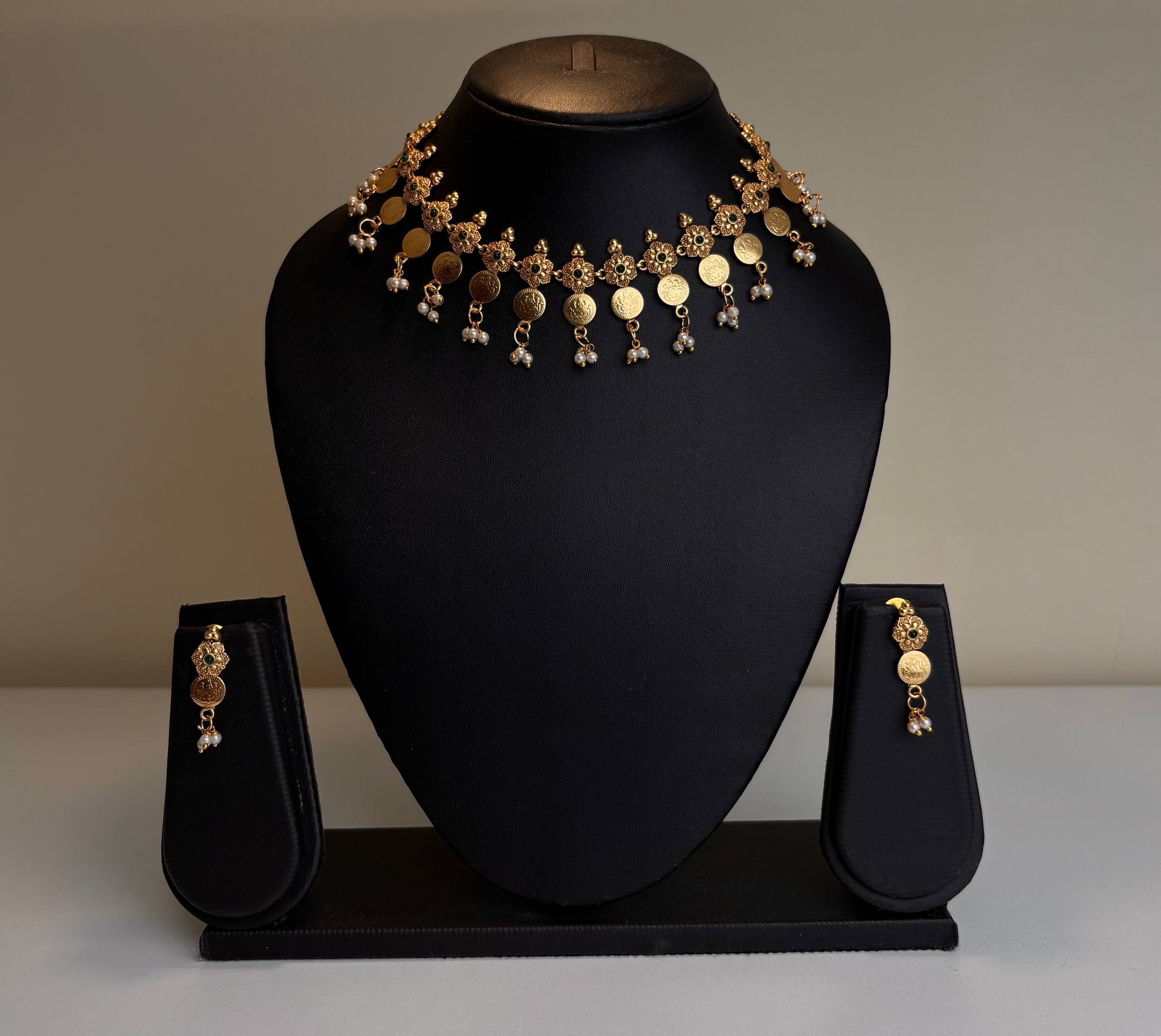 Necklace with Earrings Antique Jewelry
