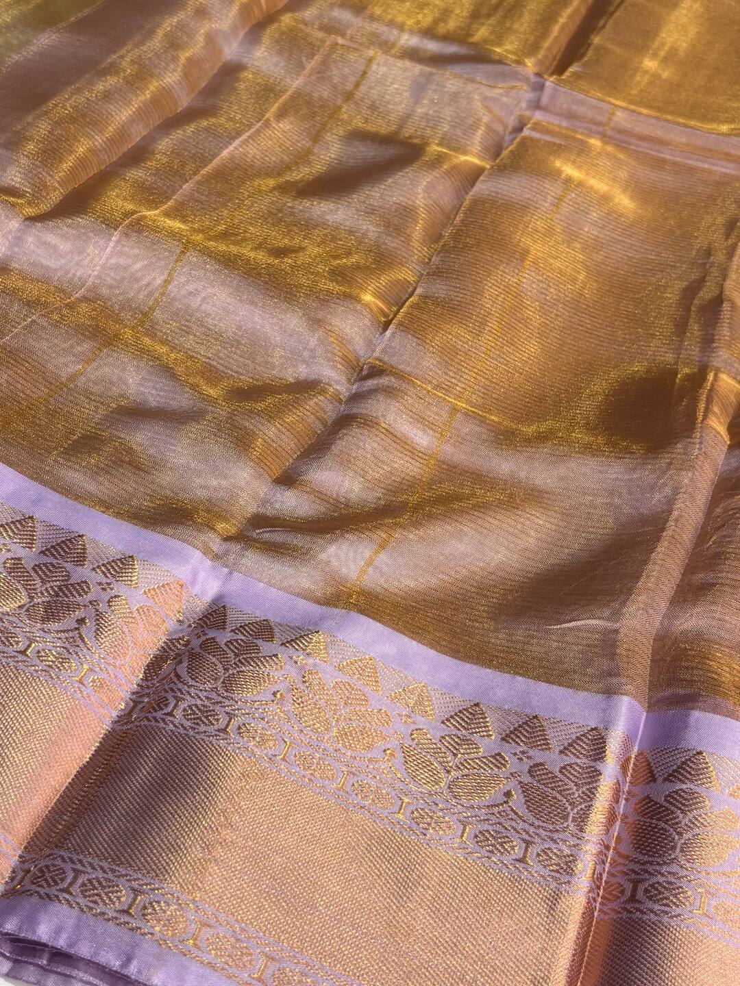 Gold Mangalagiri Silk Cotton Saree