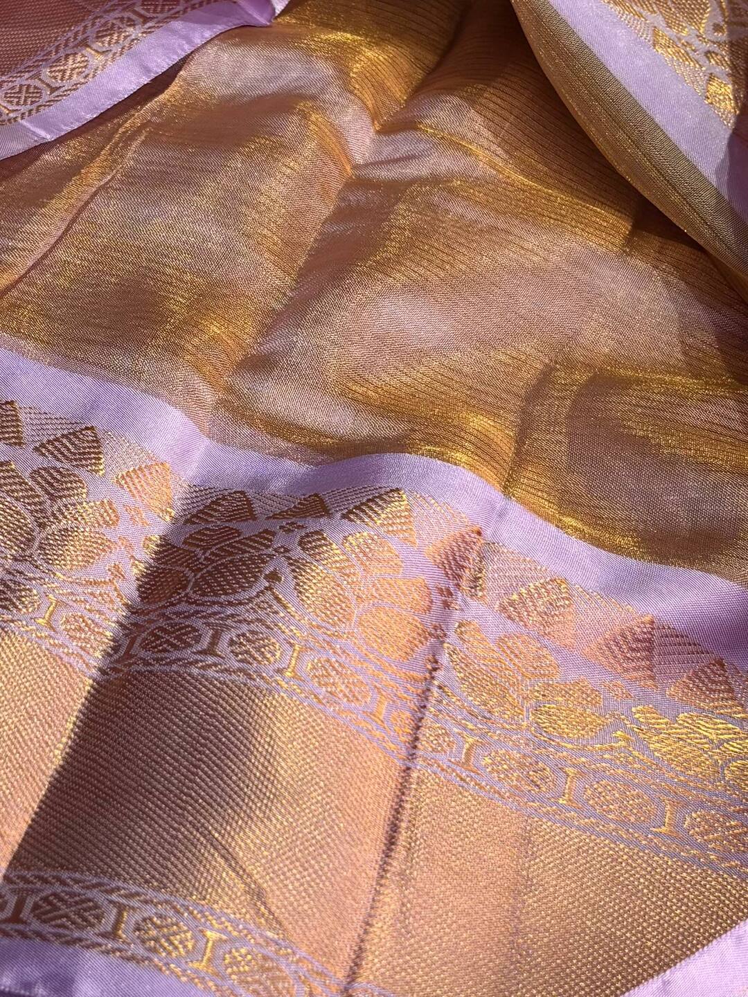 Gold Mangalagiri Silk Cotton Saree