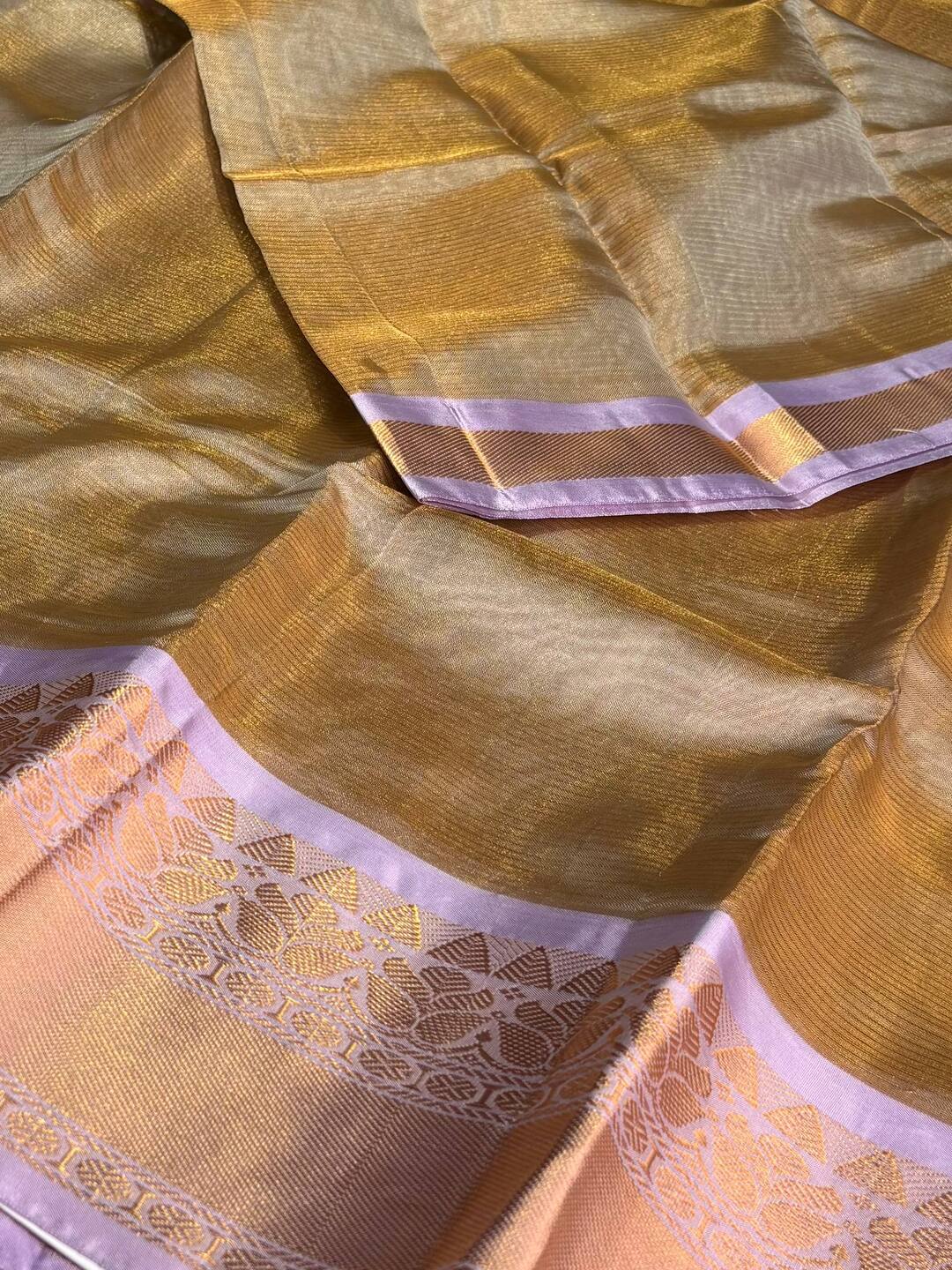 Gold Mangalagiri Silk Cotton Saree