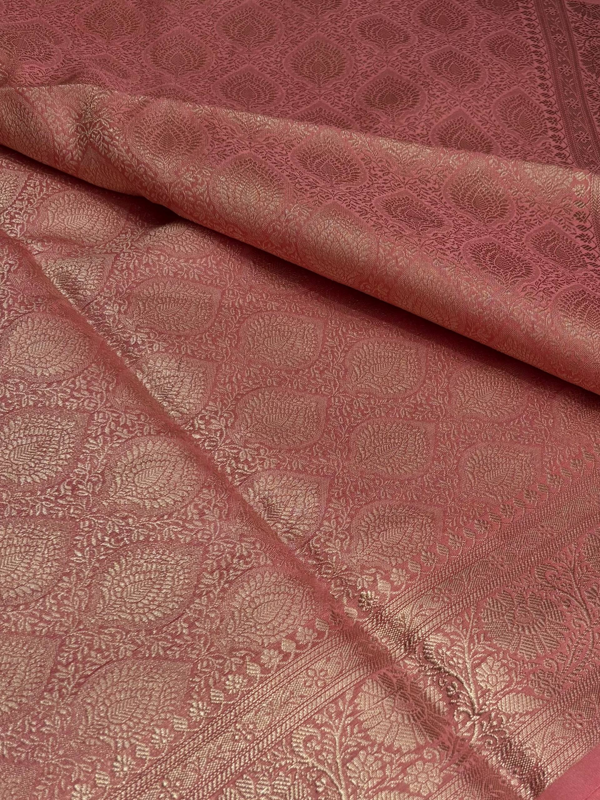 Red Banaras Cotton Silk Saree