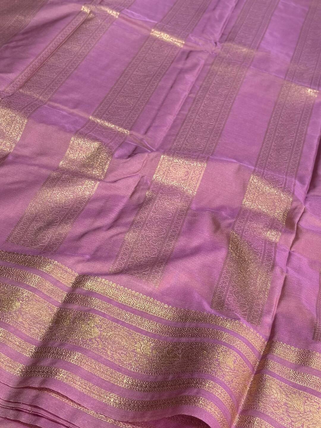 Dusty Pink Semi Kanchi Silk Saree